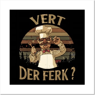 vert der ferk Posters and Art